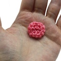 Crocheted button
