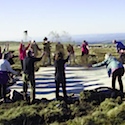 Coffin route blanket laid to rest on Black Mountain in Brecon Beacons