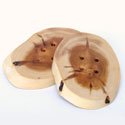 Giant wooden button::Handmade by Mark Bradley